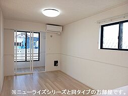 JR常磐線 水戸駅 バス15分 松山下車 徒歩4分の賃貸アパート 1階1LDKのリビング/ダイニング