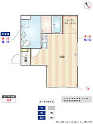 間取図画像 ワンルーム