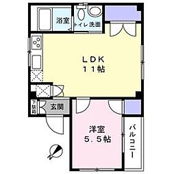 東京メトロ東西線 南行徳駅 徒歩8分の賃貸マンション 3階1LDKの間取り