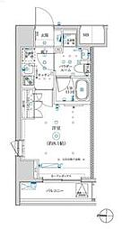 西武池袋線 桜台駅 徒歩4分の賃貸マンション 2階1Kの間取り