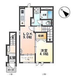 間取図画像 1LDK