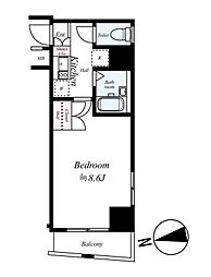 ソアブール品川戸越駅前 903号室 9階1Kの間取り