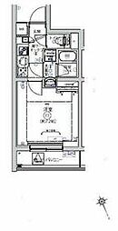 ベルシード横濱南太田II 4階1Kの間取り