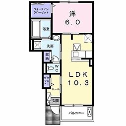 間取図画像 1LDK