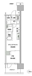 都営新宿線 東大島駅 徒歩8分の賃貸マンション 2階1DKの間取り