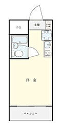 JR山手線 池袋駅 徒歩15分の賃貸マンション 1階ワンルームの間取り