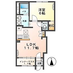 香取市佐原新築工事 1階1LDKの間取り
