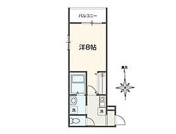 JR青梅線 東青梅駅 徒歩3分の賃貸アパート 1階1Kの間取り