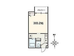 ＭＥＬＤＩＡ東青梅 3階1Kの間取り