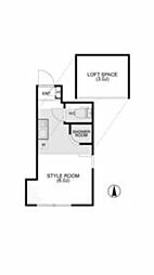 JR京浜東北・根岸線 鶴見駅 徒歩15分の賃貸アパート 1階ワンルームの間取り