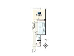 ｄｅｌ　Ｃｉｅｌｏ小平 102 1階1Kの間取り