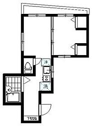 JR山手線 田町駅 徒歩5分の賃貸マンション 5階1LDKの間取り