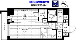 東武東上線 ときわ台駅 徒歩6分の賃貸マンション 6階1LDKの間取り