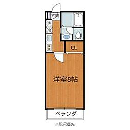 小田急小田原線 狛江駅 徒歩3分の賃貸アパート 1階1Kの間取り