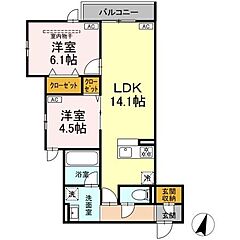 物件の間取り