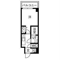間取図画像 1K