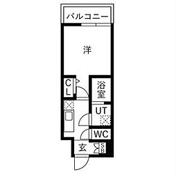 間取図画像 1K