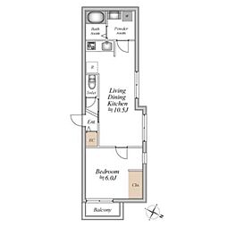 間取図画像 1LDK