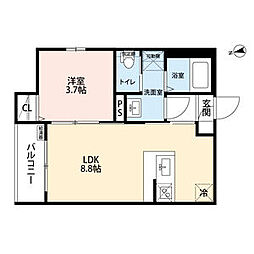 間取図画像 1LDK