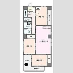 間取図画像 3LDK