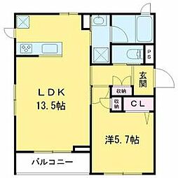 間取図画像 1LDK