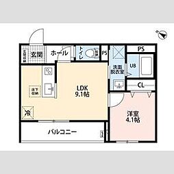 間取図画像 1LDK