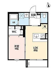 間取図画像 1LDK