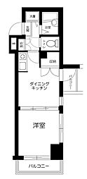 ラウム横浜台町 1Kの間取図画像