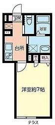 WinBell 1Kの間取図画像