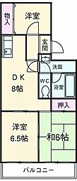 間取図画像 3DK