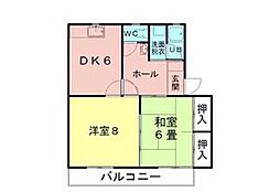 間取図画像 2DK
