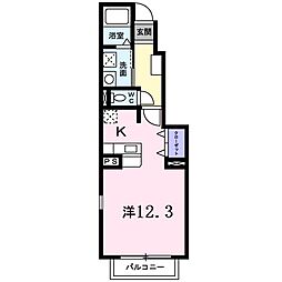 ハリウッドパレス ワンルームの間取図画像