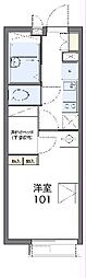 レオパレスiハウス 1Kの間取図画像