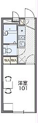 レオパレスソフィア2 1Kの間取図画像
