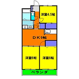 間取図画像 3DK
