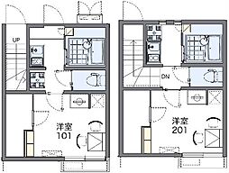 レオネクスト春日井 1Kの間取図画像