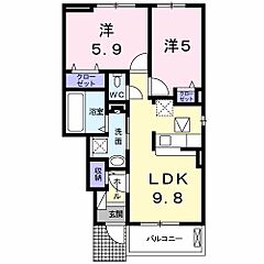 物件の間取り