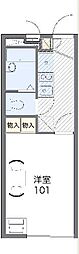 レオパレストミーズ 1Kの間取図画像