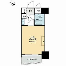 ライオンズマンション三鷹さくら通り 1Kの間取図画像