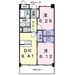 物件の間取り