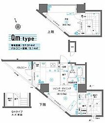 ズーム駒込 1LDKの間取図画像