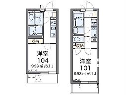 CLEINOマッティーナ 1Kの間取図画像
