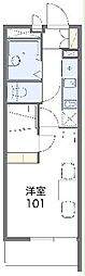 レオパレスプレジデンス豊田 1Kの間取図画像