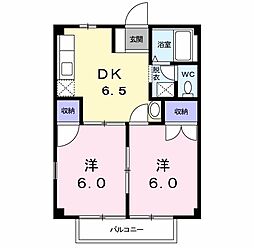 間取図画像 2DK