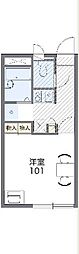 レオパレスシャンテ幕張 1Kの間取図画像