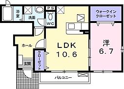 間取図画像 1LDK