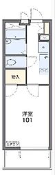 レオパレスアルコバレーノ 1Kの間取図画像