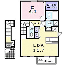 間取図画像 1LDK