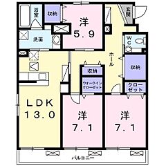 物件の間取り
