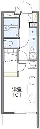 レオパレスエムズシティ 1Kの間取図画像